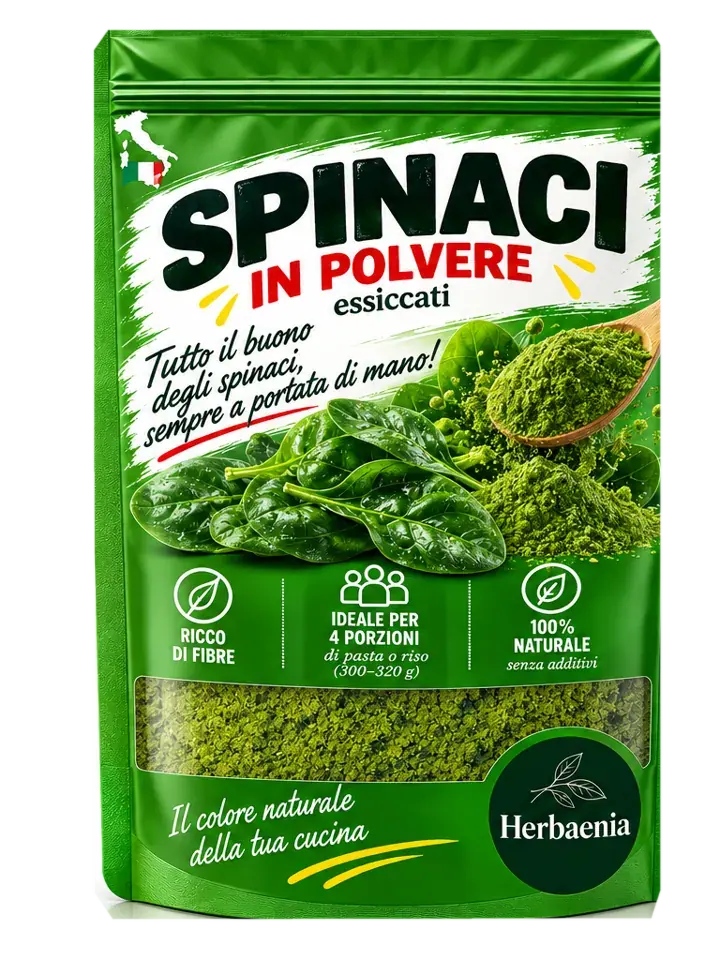 Confezione Spinaci Herbaenia, bozza