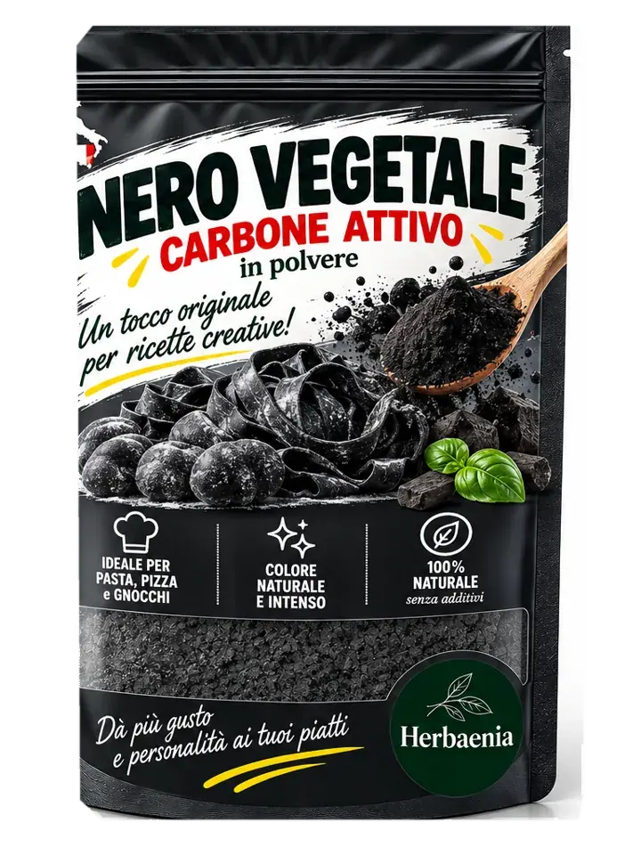 Confezione Nero Vegetale Herbaenia, bozza
